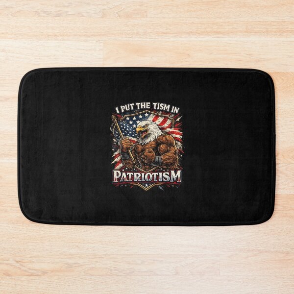 Item preview, I Put The Tism In Patriotism Athletic Eagle designed and sold by Sujka.