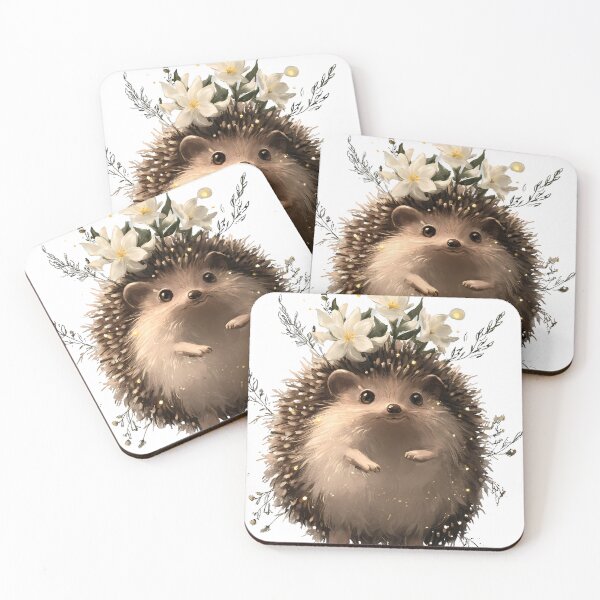 Item preview, Hedgehog Night Jasmine Crown designed and sold by pumsquare.
