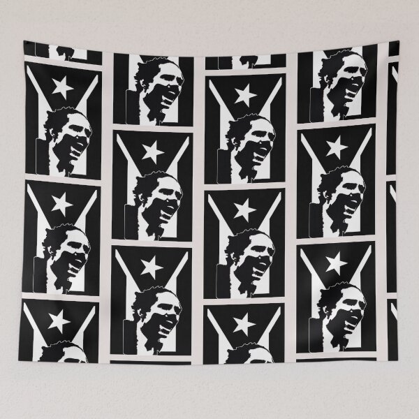 Item preview,  Pedro Albizu Campos el maestro Puerto Rico black flag resistance designed and sold by erozzz.