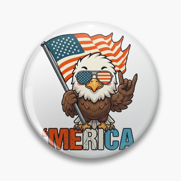 Item preview, American Eagle Holding The American Flag Independence Day designed and sold by AHobbyAJob.