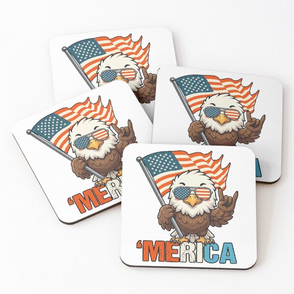 Item preview, American Eagle Holding The American Flag Independence Day designed and sold by AHobbyAJob.