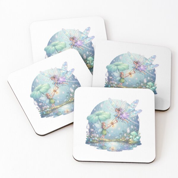 Item preview, Fairy Beside Mushroom Pond designed and sold by InkPixell.