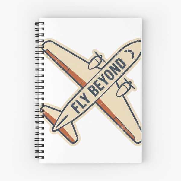 Item preview, Retro Fly Beyond Vintage Airplane Travel Sticker designed and sold by asumintjapan1.