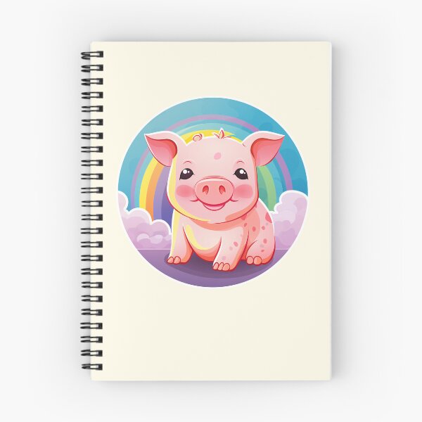 Item preview, Funny Pig Colorful Rainbow Cute Boys Girls Kids designed and sold by rafaeltto.