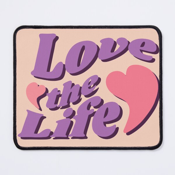 Item preview, Groovy Love The Life Quote Sticker designed and sold by Novalineastudio.