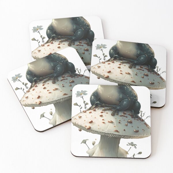 Item preview, Frog Mushroom Fireflies designed and sold by pumsquare.