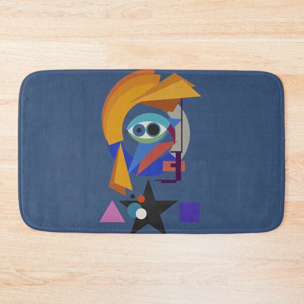 Item preview, David Bauhaus Blue (Original Artwork) designed and sold by Big Fat Arts.