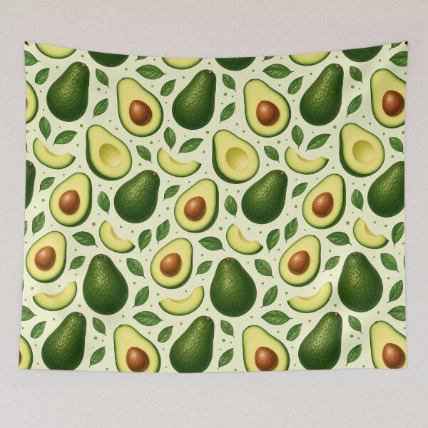 Item preview, Cute Avocado Pattern  Seamless Pattern Fruit Print designed and sold by Aramdesing.