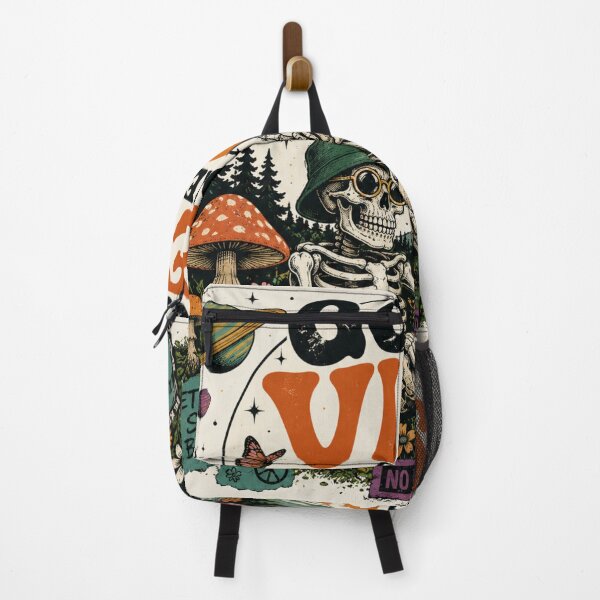 Item preview, Good Vibes Grow Here Retro Skeleton Vintage Nature Graphic designed and sold by irfanedysud.