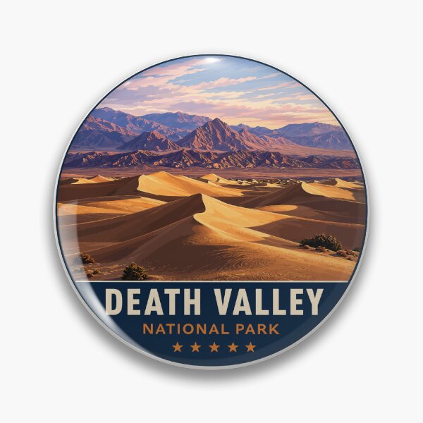 Item preview,  Death Valley National Park Sticker designed and sold by Gideon Emmerich.