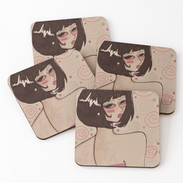 Item preview, Black Bob Hair Girl with Red Eyes designed and sold by RyanCalway.