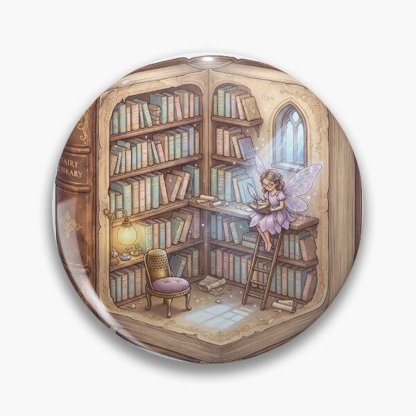 Item preview, Secret Library Reading Nook designed and sold by InkPixell.