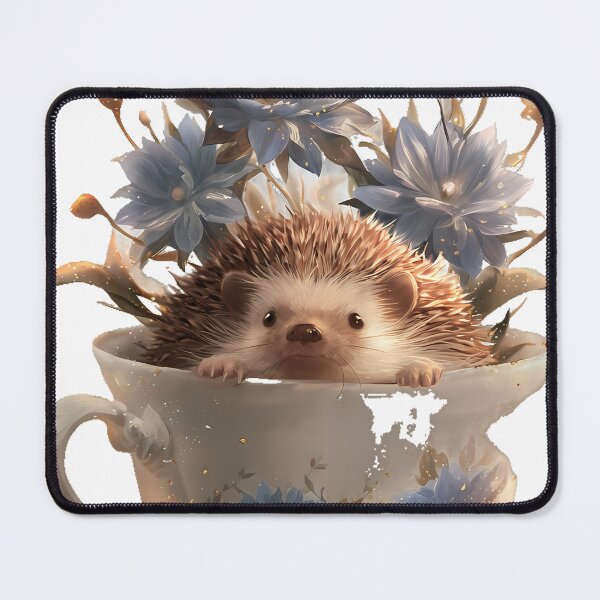 Item preview, Hedgehog Teacup Nightbloom designed and sold by pumsquare.