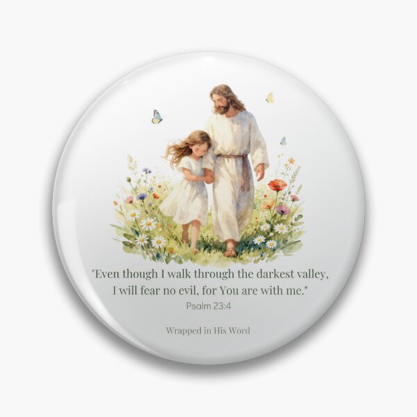 Item preview, Wrapped in His Word – Psalm 23:4 | Jesus Walks With Me designed and sold by BCapybara.