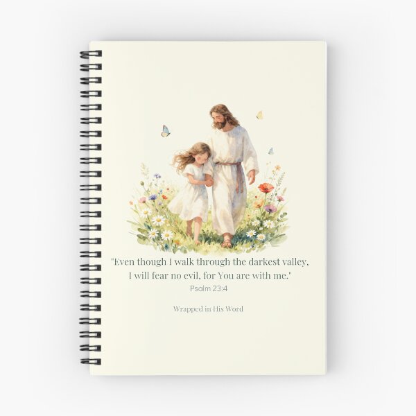 Item preview, Wrapped in His Word – Psalm 23:4 | Jesus Walks With Me designed and sold by BCapybara.