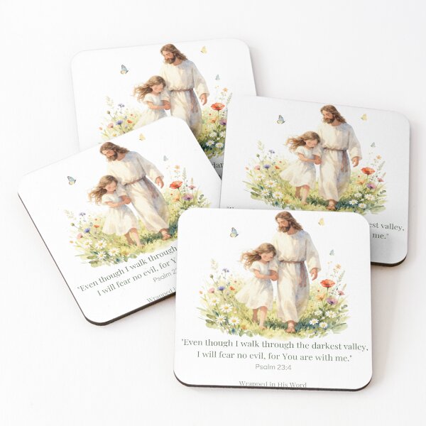 Item preview, Wrapped in His Word – Psalm 23:4 | Jesus Walks With Me designed and sold by BCapybara.