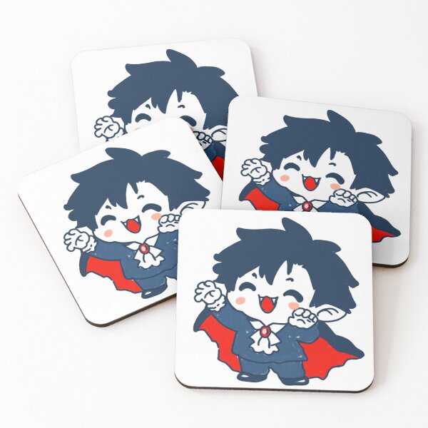 Item preview, Cute Kawaii Vampire Boy Chibi Halloween Gothic Anime Style designed and sold by Dospart.