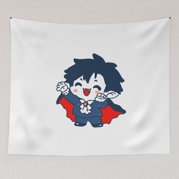 Item preview, Cute Kawaii Vampire Boy Chibi Halloween Gothic Anime Style designed and sold by Dospart.
