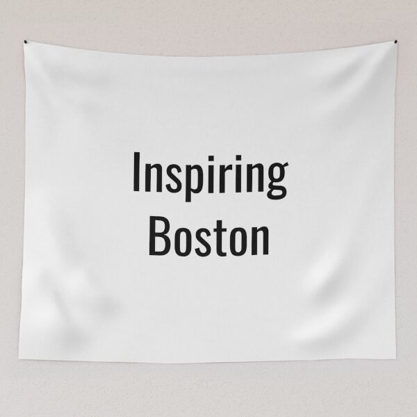 Item preview, Inspiring Boston (Black Text) designed and sold by City Makers.