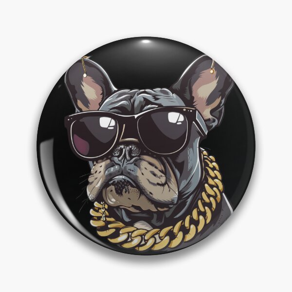 Item preview, Funny French Bulldog Shirt - Sensitive Gangsta - Frenchie Meme Gangster Dog T-Shirt Gift designed and sold by VectorForge.