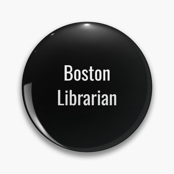Item preview, Boston Librarian (White Text) designed and sold by City Makers.