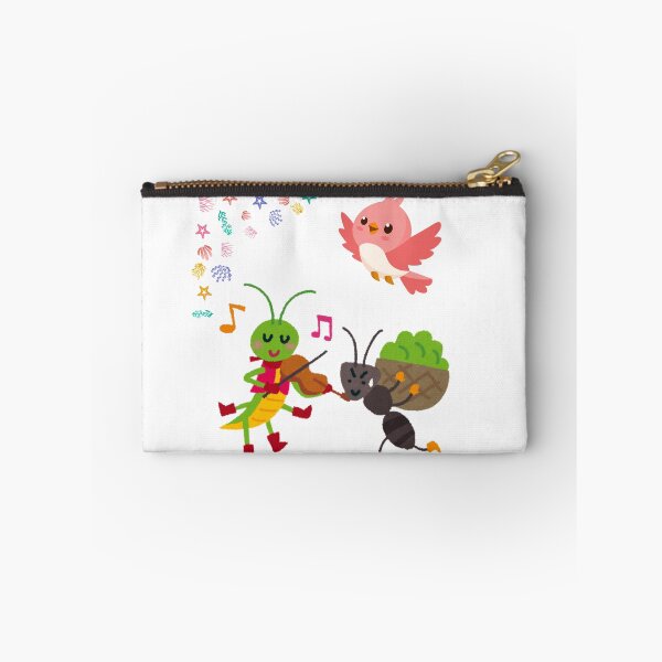 Item preview, Cute Garden Friends – Dancing Grasshopper & Ant Illustration designed and sold by Emianartstudio.