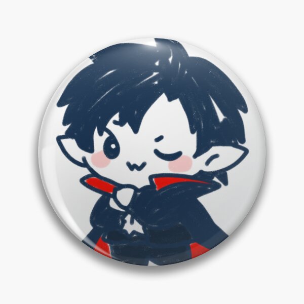 Item preview, Cute Kawaii Vampire Boy Chibi Halloween Gothic Anime Style designed and sold by Dospart.
