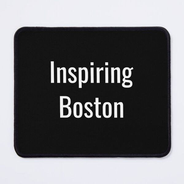 Item preview, Inspiring Boston (White Text) designed and sold by City Makers.