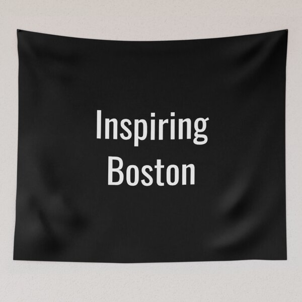 Item preview, Inspiring Boston (White Text) designed and sold by City Makers.