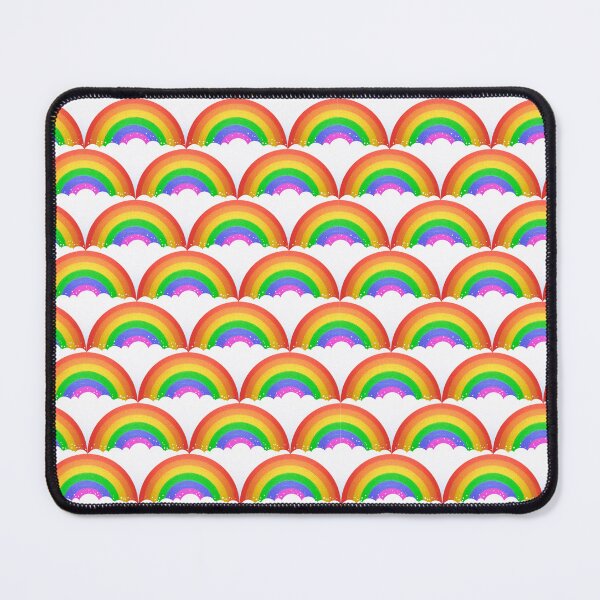 Item preview, Rainbow and clouds pattern designed and sold by feannaart.