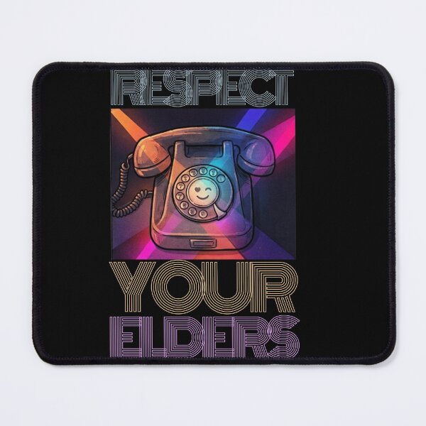 Item preview, Respect Your Elders Retro Rotary Phone Humor designed and sold by BlueprintBold.