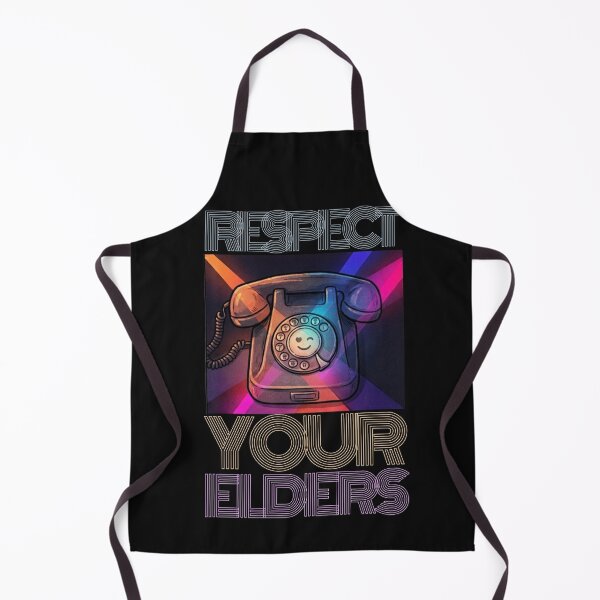 Item preview, Respect Your Elders Retro Rotary Phone Humor designed and sold by BlueprintBold.