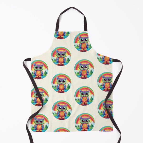 Item preview, Funny Owl Colorful Rainbow Cute Boys Girls Kids designed and sold by rafaeltto.