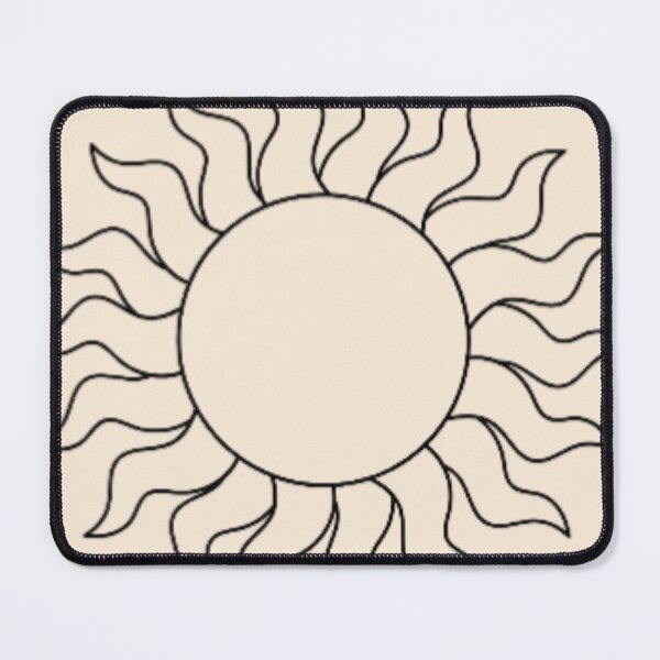 Item preview, Boho Sun Line Art Minimalist Sketch designed and sold by NNCollection.