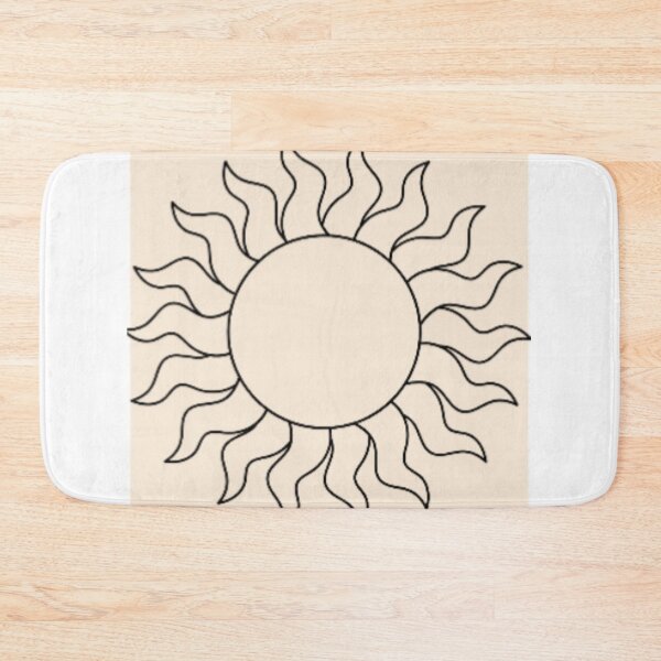 Item preview, Boho Sun Line Art Minimalist Sketch designed and sold by NNCollection.