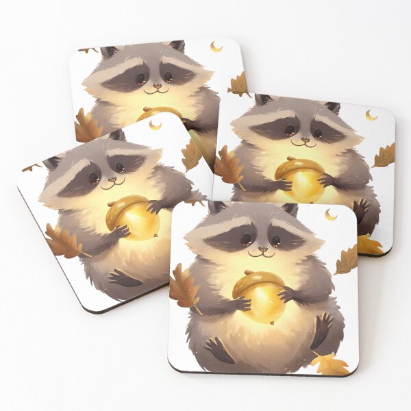 Item preview, Raccoon Acorn Moonlight designed and sold by pumsquare.