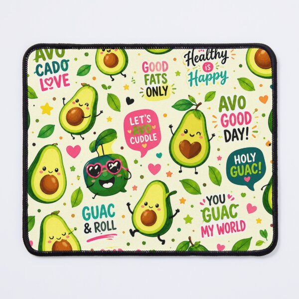 Item preview, Cute Avocado love Pattern  Seamless Pattern Fruit Print designed and sold by Aramdesing.