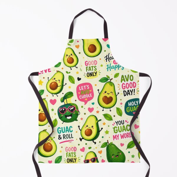 Item preview, Cute Avocado love Pattern  Seamless Pattern Fruit Print designed and sold by Aramdesing.