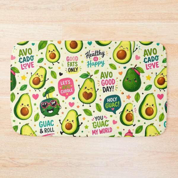 Item preview, Cute Avocado love Pattern  Seamless Pattern Fruit Print designed and sold by Aramdesing.