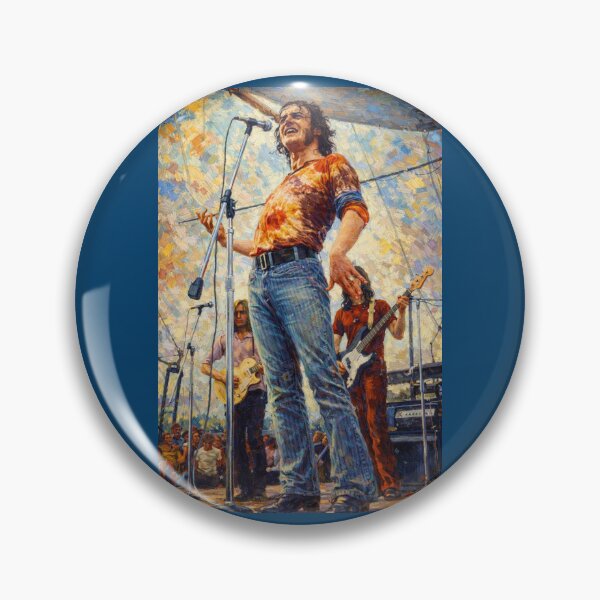 Item preview, Portrait Painting of Joe Cocker at Woodstock designed and sold by Halifaxartguy.