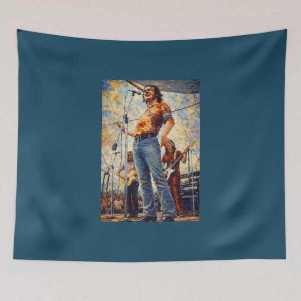 Item preview, Portrait Painting of Joe Cocker at Woodstock designed and sold by Halifaxartguy.