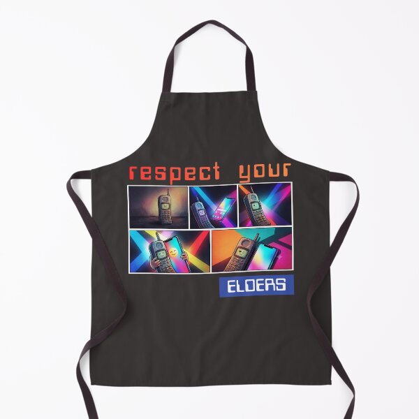 Item preview, Respect Your Elders Modern Smartphone and Retro Phone Humor designed and sold by BlueprintBold.