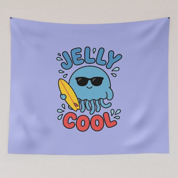 Item preview, Jelly Cool – Cute Surfing Jellyfish Design designed and sold by Sea Gem.