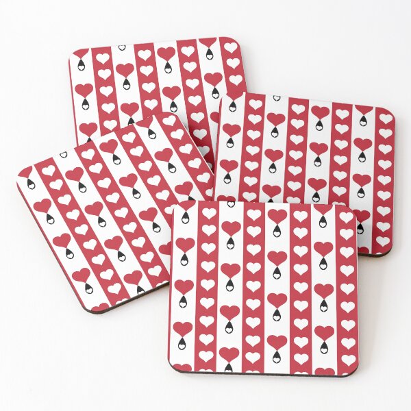 Item preview, Hearts & Love Tears Stripes designed and sold by Digitalmyth's Designs.