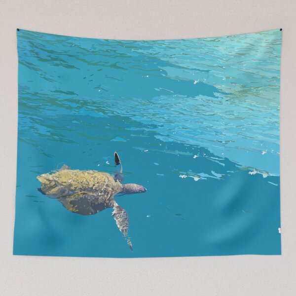 Item preview, Floating Turtle designed and sold by GravityPicnic.