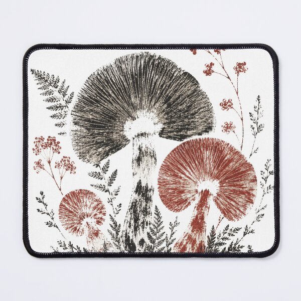 Item preview, Mushroom Spore Print Art Botanical Ink Wall Print designed and sold by ForageKitchen.