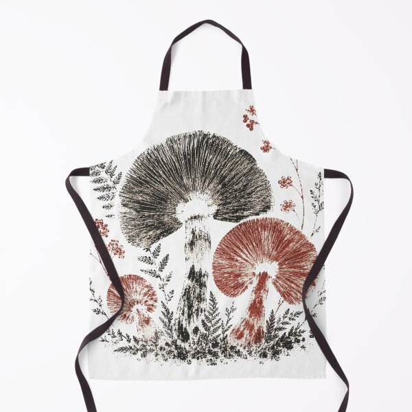 Item preview, Mushroom Spore Print Art Botanical Ink Wall Print designed and sold by ForageKitchen.