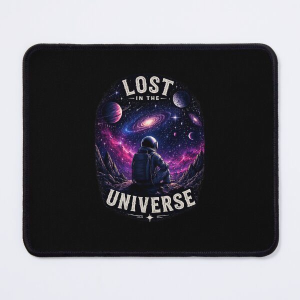 Item preview, Lost In The Universe Astronaut Vintage Space designed and sold by AmongWorld.