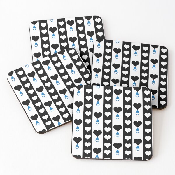 Item preview, Hearts & Love Tears Stripes designed and sold by Digitalmyth's Designs.