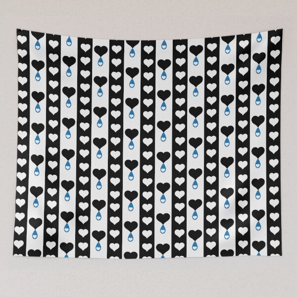 Item preview, Hearts & Love Tears Stripes designed and sold by Digitalmyth's Designs.